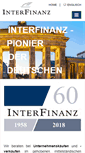 Mobile Screenshot of interfinanz.com